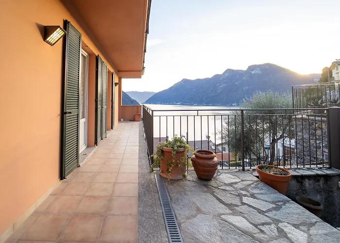 Апартаменты Splendida Casa Con Terrazza Vista E 2 Garage Colonno
